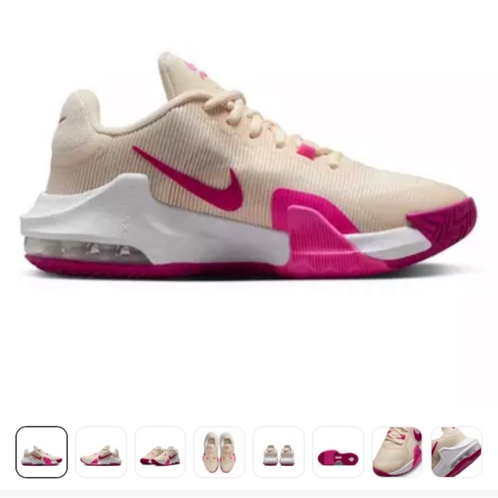 Nike AirMax Impact Womens Basketball Shoe 11 Pink